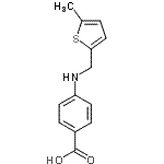 CAS#: 805994-90-5， 4-{[(5-Methyl-2-thienyl)methyl]amino}benzoic acid