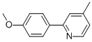 CAS#: 80636-01-7， 2-(4-Methoxy-Phenyl)-4-Methyl-Pyridine