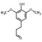 CAS#: 80638-49-9， 3-(4-Hydroxy-3,5-dimethoxyphenyl)propanal