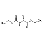 CAS 登录号：80640-14-8， 二乙基(2S,3S)-2-溴-3-羟基琥珀酸盐