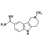 CAS#: 806607-58-9， 2-Methyl-2,3,4,5-tetrahydro-1H-pyrido[4,3-b]indole-8-carboximidamide