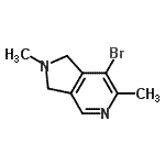 CAS#: 806616-87-5， 7-Bromo-2,6-dimethyl-2,3-dihydro-1H-pyrrolo[3,4-c]pyridine