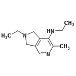 CAS#: 807278-06-4， N,2-Diethyl-6-methyl-2,3-dihydro-1H-pyrrolo[3,4-c]pyridin-7-amine