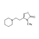 CAS#: 807278-77-9， 3-Methyl-4-[2-(1-piperidinyl)ethyl]-1,3-thiazol-2(3H)-one