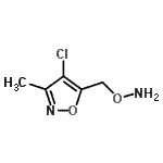 CAS#: 80728-24-1， 5-[(Aminooxy)methyl]-4-chloro-3-methyl-1,2-oxazole
