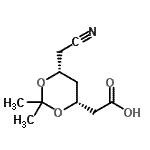 CAS#: 807312-27-2， [(4R,6R)-6-(Cyanomethyl)-2,2-dimethyl-1,3-dioxan-4-yl]acetic acid