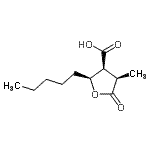 CAS#: 807346-05-0， (2S,3S,4R)-4-Methyl-5-oxo-2-pentyltetrahydro-3-furancarboxylic acid