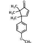 CAS#: 807377-62-4， 4-(4-Methoxyphenyl)-4,5,5-trimethyl-2-cyclopenten-1-one