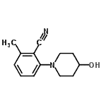 CAS#: 808133-87-1， 2-(4-Hydroxy-1-piperidinyl)-6-methylbenzonitrile