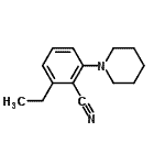 CAS#: 808133-89-3， 2-Ethyl-6-(1-piperidinyl)benzonitrile
