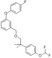 CAS#: 80843-63-6， 1-((2-(4-(Difluoromethoxy)Phenyl)-2-Methylpropoxy)Methyl)-3-(4-Fluorophenoxy)Benzene