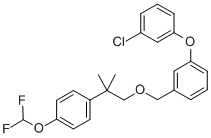 CAS#: 80843-77-2， 3-(3-Chlorophenoxy)Benzyl 2-(4-Difluoromethoxyphenyl)-2-Methylpropyl Ether
