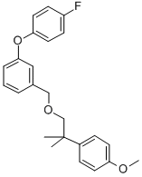 CAS#: 80843-84-1， 1-(4-Fluorophenoxy)-3-((2-(4-Methoxyphenyl)-2-Methylpropoxy)Methyl)Benzene