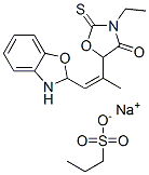 CAS#: 80879-56-7， Sodium 2-[2-(3-Ethyl-4-Oxo-2-Thioxooxazolidin-5-Yl)Prop-1-Enyl]-2H-Benzoxazole-3-Propylsulphonate