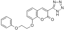 CAS#: 80916-90-1, 8-(2-Phenoxyethyloxy)-3-(1H-Tetrazol-5-Yl)Coumarin