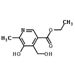 CAS#: 809272-94-4， Ethyl 5-hydroxy-4-(hydroxymethyl)-6-methylnicotinate