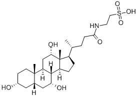结构式 CAS# 81-24-3, 牛磺胆酸