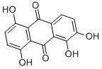 结构式 CAS# 81-61-8, 1,2,5,8-四羟基蒽醌