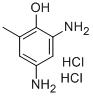 structure of CAS# 81028-94-6, 2 4-Diamino-6-Methylphenol Dihydrochloride;2,4-Diamino-6-Methyl-Phenol;2,4-Diamino-O-Cresol