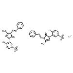 CAS#: 81064-51-9， Barium bis{4-chloro-3-[3-methyl-5-oxo-4-(phenyldiazenyl)-4,5-dihydro-1H-pyrazol-1-yl]benzenesulfonate}