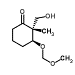 CAS 登录号：810682-25-8， (2R,3S)-2-(羟基甲基)-3-(甲氧基甲氧基)-2-甲基环己酮