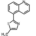 CAS#: 810690-50-7， 5-(5-Methyl-1,3-thiazol-2-yl)quinoline