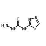 CAS#: 81091-59-0， N-(1,3,4-Thiadiazol-2-yl)hydrazinecarboxamide