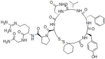 CAS#: 81094-15-7， 1-(1-Mercaptocyclohexaneacetic acid)-2-D-tyrosine-4-L-valine-8-L-arginine-Vasopressin