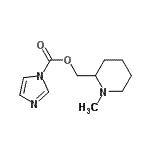 CAS#: 811448-28-9， (1-Methyl-2-piperidinyl)methyl 1H-imidazole-1-carboxylate