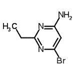 CAS#: 811450-27-8， 6-Bromo-2-ethyl-4-pyrimidinamine
