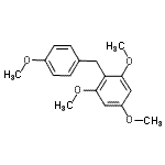 CAS#: 811784-17-5， 1,3,5-Trimethoxy-2-(4-methoxybenzyl)benzene