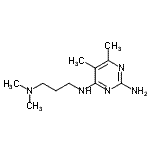 CAS#: 812020-60-3， N<sup>4</sup>-[3-(Dimethylamino)propyl]-5,6-dimethyl-2,4-pyrimidinediamine