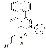 CAS#: 81274-66-0， alpha-(4-Aminobutyl)-1,3-Dioxo-N-Tricyclo(3.3.1.1(3,7))Dec-1-Yl-1H-Benz(de)Isoquinoline-2(3H)-Acetamide Monohydrobromide