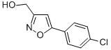 structure of CAS# 81282-13-5, (5-(4-Chlorophenyl)Isoxazol-3-Yl)Methanol