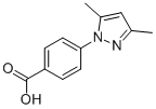 structure of CAS# 81282-82-8, 4-(3,5-Dimethyl-Pyrazol-1-Yl)-Benzoic Acid;4-(3,5-Dimethyl-1-Pyrazolyl)Benzoate;Zinc00065045