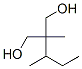 结构式 CAS# 813-60-5, 2-甲基-2-(1-甲基丙基)丙烷-1,3-二醇