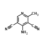 CAS#: 81305-87-5， 4-Amino-2-methyl-3,5-pyridinedicarbonitrile