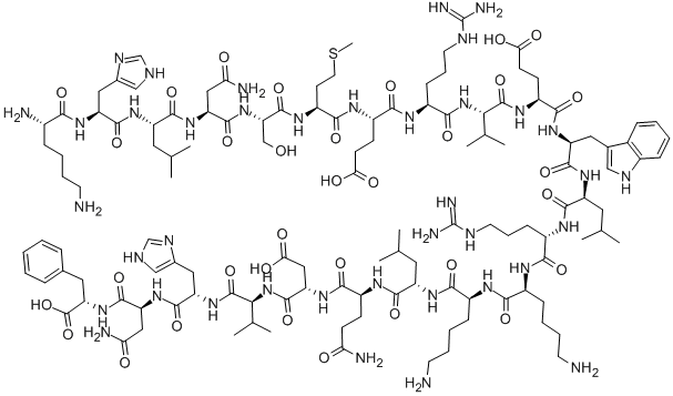 CAS#: 81306-64-1， Parathyroid Hormone Fragment (13-34) (Human)