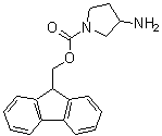 CAS#: 813412-37-2， 9H-Fluoren-9-ylmethyl 3-amino-1-pyrrolidinecarboxylate