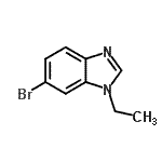 structure of CAS# 813449-00-2, 6-Bromo-1-ethyl-1H-benzimidazole;1H-Benzimidazole,6-bromo-1-ethyl-;6-bromo-1-ethyl-1H-benzo[d]imidazole