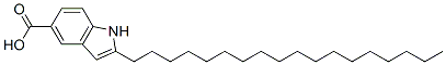 CAS#: 81364-78-5， 2-N-Octadecylindole-5-Carboxylic Acid