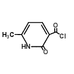 CAS#: 81450-66-0， 6-Methyl-2-oxo-1,2-dihydro-3-pyridinecarbonyl chloride