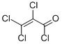 structure of CAS# 815-58-7, 2,3,3-Trichloroacryloyl Chloride;2,3,3-Trichloroacryloyl Chloride;Acryloyl Chloride, Trichloro-;Brn 1754789