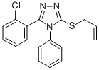 CAS#: 81518-31-2， 3-(2-Chlorophenyl)-4-Phenyl-5-(2-Propenylthio)-4H-1,2,4-Triazole