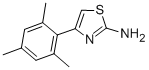 structure of CAS# 81529-60-4, 4-(2,4,6-Trimethyl-Phenyl)-Thiazol-2-Ylamine;4-(2,4,6-Trimethylphenyl)Thiazol-2-Amine;4-(2,4,6-Trimethylphenyl)-2-Thiazolamine;[4-(2,4,6-Trimethylphenyl)Thiazol-2-Yl]Amine