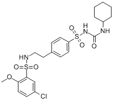 CAS#: 81533-88-2， 1-((4-(2-(3-Chloro-6-Methoxybenzenesulfonamido)Ethyl)Phenyl)Sulfonyl)- 3-Cyclohexylurea