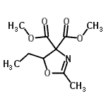 CAS#: 815575-41-8， Dimethyl 5-ethyl-2-methyl-1,3-oxazole-4,4(5H)-dicarboxylate