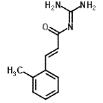 CAS#: 815585-21-8， (2E)-N-(Diaminomethylene)-3-(2-methylphenyl)acrylamide