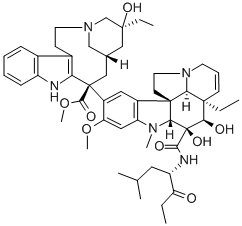 CAS#: 81571-25-7， Ethyl N-(O-4-deacetyl-vinblastin-23-oyl)-L-leucinate