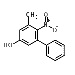 CAS#: 816423-25-3， 5-Methyl-6-nitro-3-biphenylol